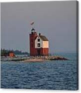 Mackinac Lighthouse Canvas Print