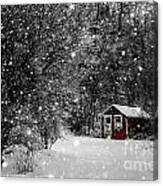 Made In Maine Winter Canvas Print