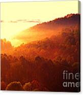 Majestic Mountain Sunrise Canvas Print