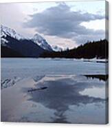 Maligne Lake - Reflections Canvas Print