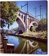 Manayunk Canal 2 Canvas Print