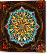 Mandala Droplets Canvas Print