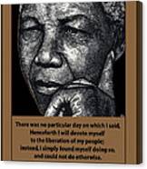 Mandela Canvas Print