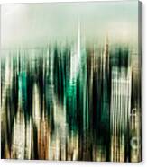 Manhattan Panorama Abstract Canvas Print