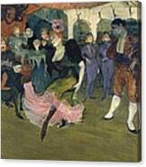 Marcelle Lender Dancing The Bolero In Chilperic Canvas Print
