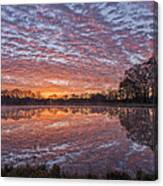 March Sunrise In A Little Town Called Sunset Canvas Print