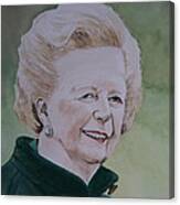 Margaret Thatcher Canvas Print
