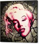 Marilyn Monroe Painting #marilyn Canvas Print