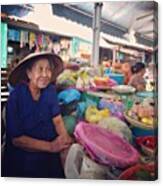 Market, Danang, Vietnam #showgirl Canvas Print