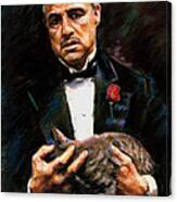 Marlon Brando The Godfather Canvas Print