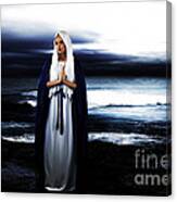 Mary By The Sea Canvas Print