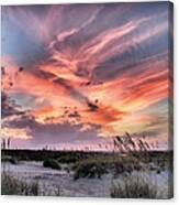 Masonboro Inlet September Sunset Canvas Print