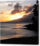 Maui Sunset - Napilli Beach Canvas Print