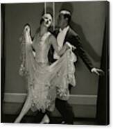 Maurice Mouvet And Leonora Hughes Dancing Canvas Print