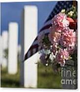 Memorial Day Beauty In The Sacrifice Canvas Print