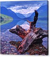 Memory At Bowman Lake Canvas Print