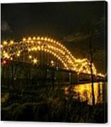 Memphis - Hernando De Soto Bridge 003 Canvas Print