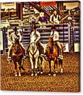 Men Of The Rodeo Canvas Print