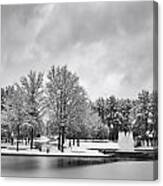 Meridian Parkway Winter Canvas Print