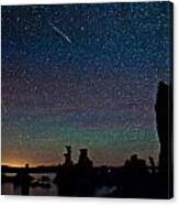 Meteors Over Mono Lake Canvas Print