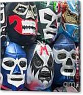 Mexican Head Masks Canvas Print