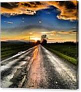 #mgmarts #driving #lonely #instamood Canvas Print