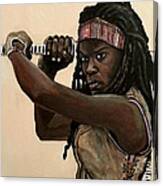 Michonne Canvas Print