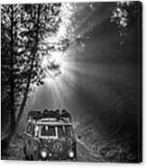 Microbus In The Morning Light Canvas Print