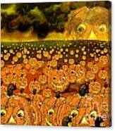 Midnight Pumpkin Patch Canvas Print