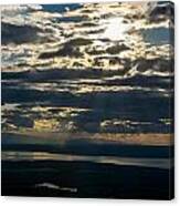 Midnight Sun Over Mount Susitna Canvas Print