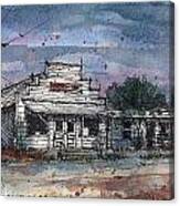 Midway Texas Grocery Canvas Print