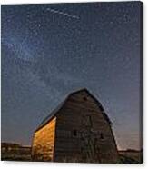 Milky Way Barn Canvas Print