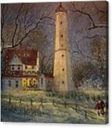 Milwaukee's North Point Lighthouse Canvas Print