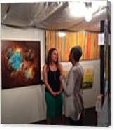 Mingling @ #firstaccessgallery Canvas Print