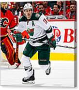 Minnesota Wild V Calgary Flames Canvas Print