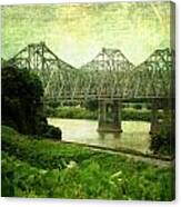 Mississippi River Bridge Canvas Print