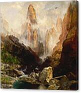 Mist In Kanab Canyon Utah Canvas Print