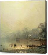 Mist In The Morning Canvas Print