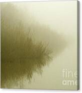 Misty Morning Reflection. Canvas Print