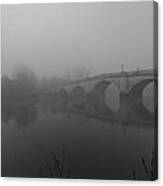 Misty Richmond Bridge Canvas Print