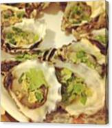#mmm #yummy #fresh #oysters For The Canvas Print