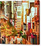 Mocca On Maiden Lane Canvas Print