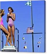 Models Wearing Bathing Suits Canvas Print