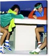 Models Wearing Nike Sneakers Canvas Print