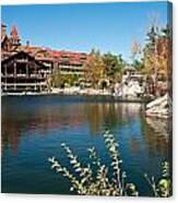 Mohonk With Lake Canvas Print