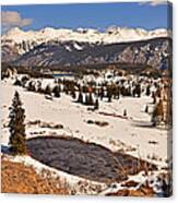 Molas Pass Winter Canvas Print