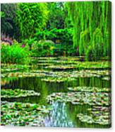 Monet's Lily Pond Canvas Print