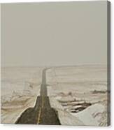 Montana Highway 3 Canvas Print