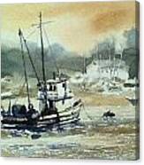 Monterey Fishing Boat Canvas Print