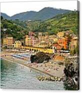 Monterosso By Land Canvas Print